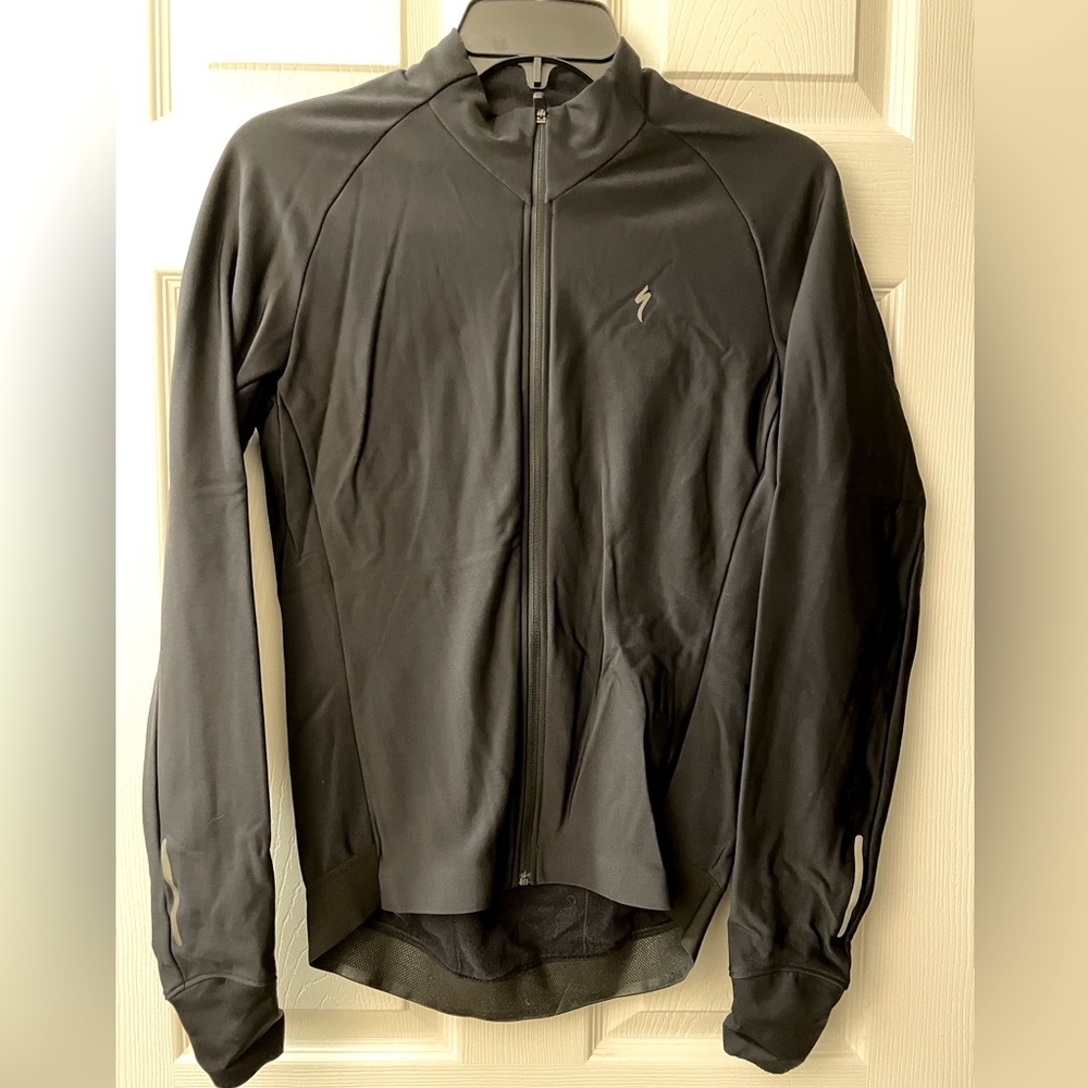 Mens LARGE Specialized Long Sleeve Zip Thermal Cycling Shirt/Jacket NWOT